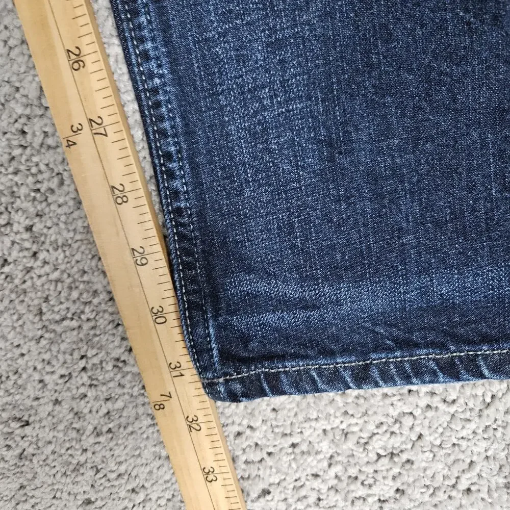 Banana Republic Jeans Men's 35X32 Blue Vintage Straight Honeycomb Minimalist